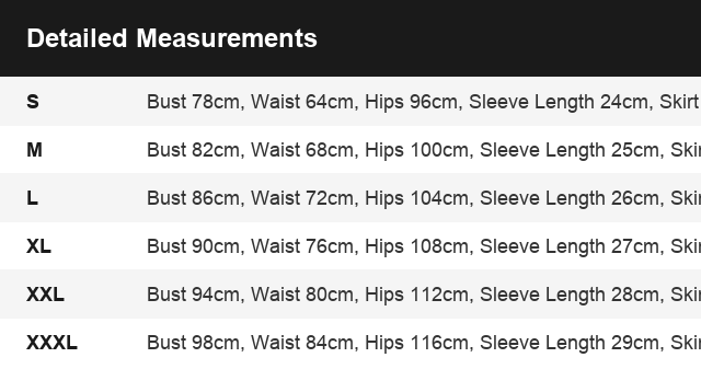 Size Guide