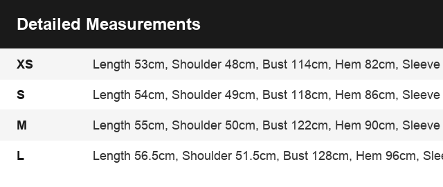 Size Guide