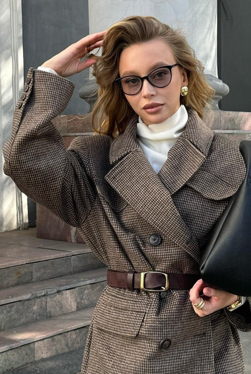 ZEYA - Amy Structured Tweed Coat