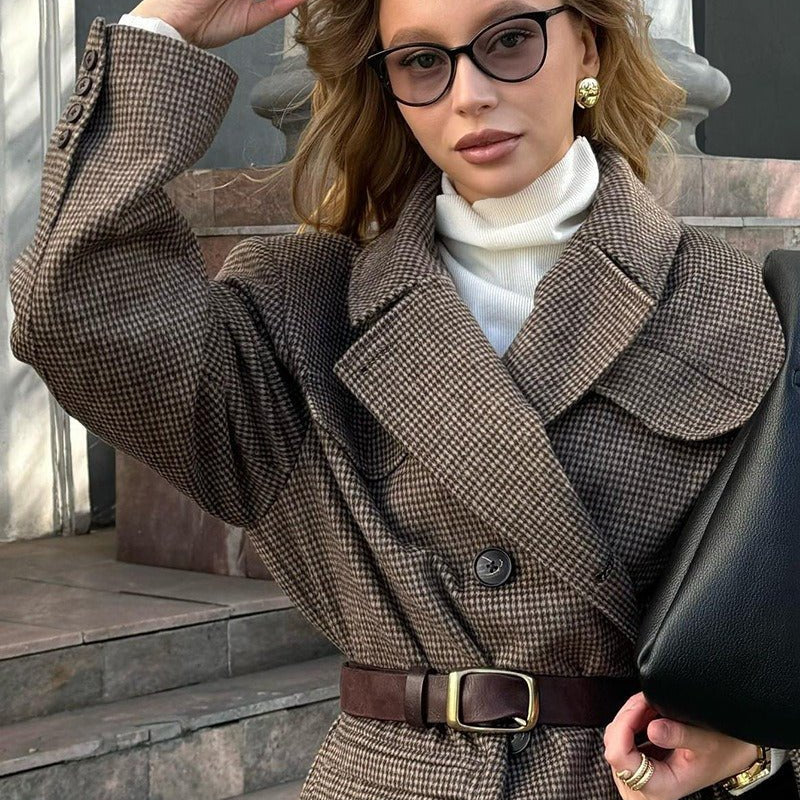 ZEYA - Amy Structured Tweed Coat