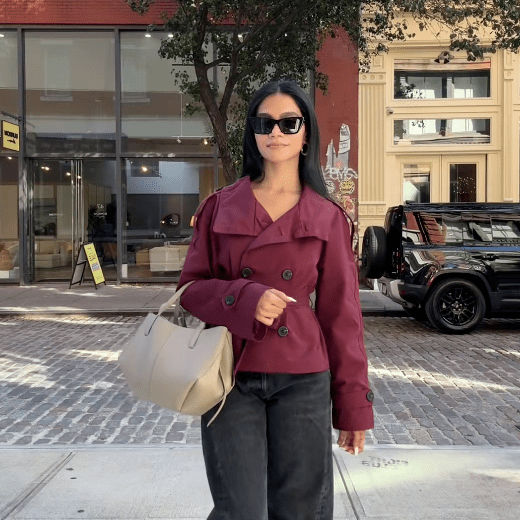 ZEYA - Anna Belted Short Trench Coat