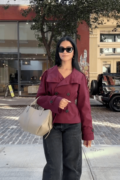 ZEYA - Anna Belted Short Trench Coat