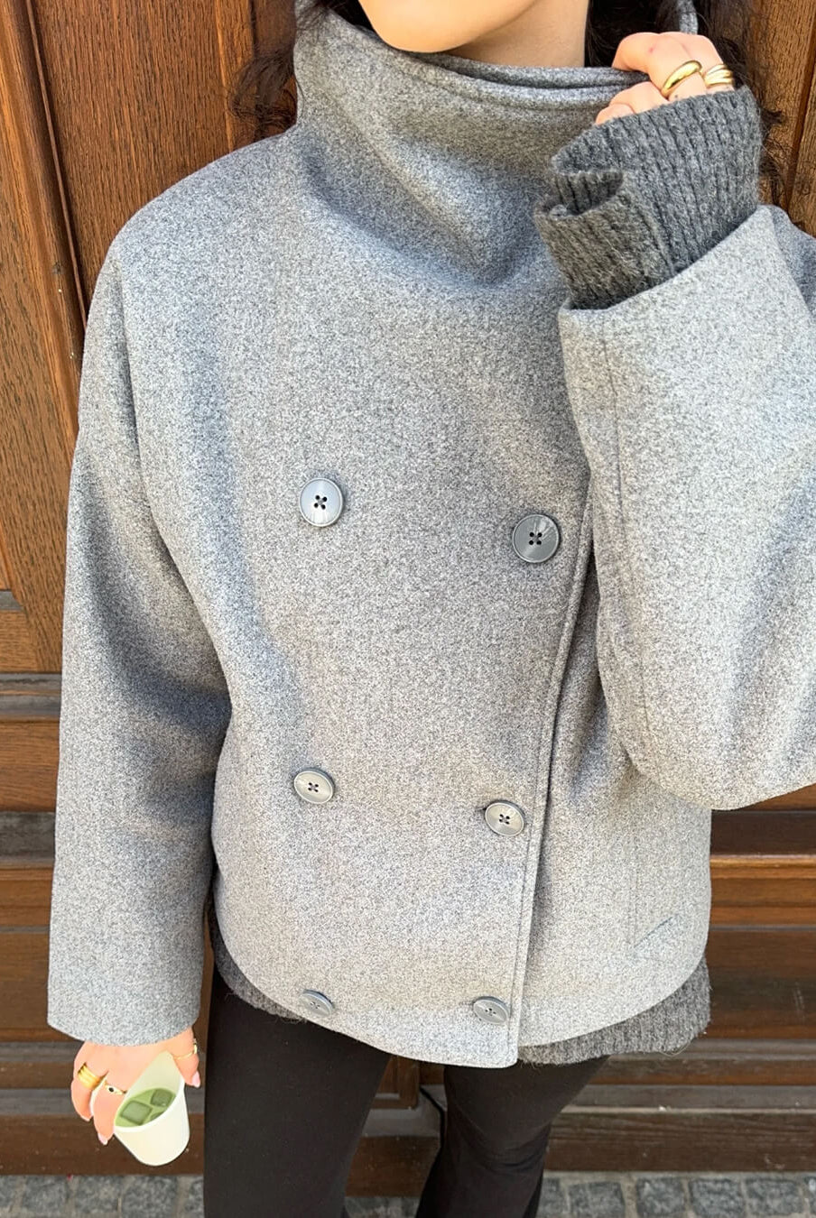 ZEYA - Beatrice Jacket with Stand Collar