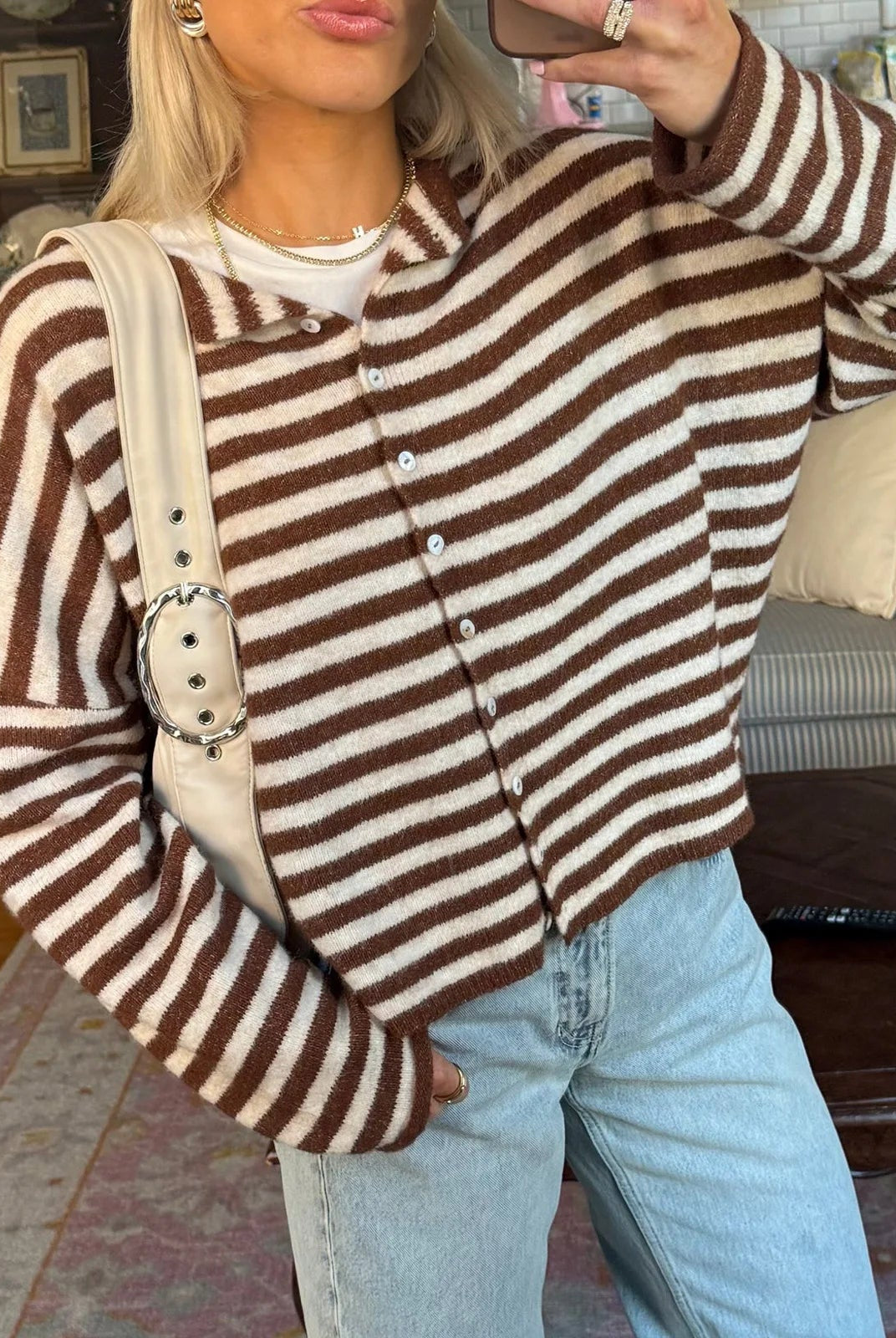 ZEYA - Belinda Striped Cardigan