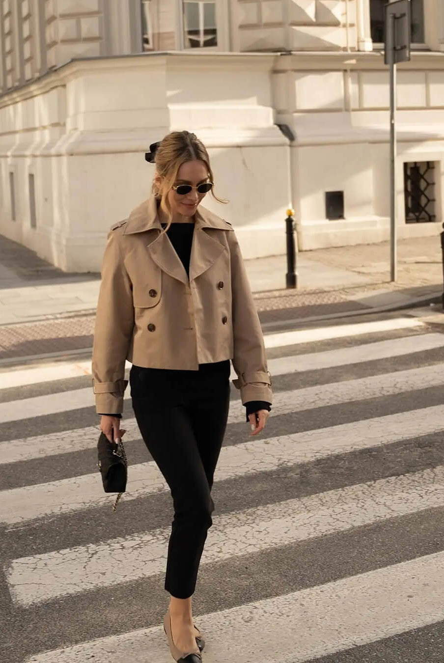 ZEYA - Bettany Cropped Trench Coat