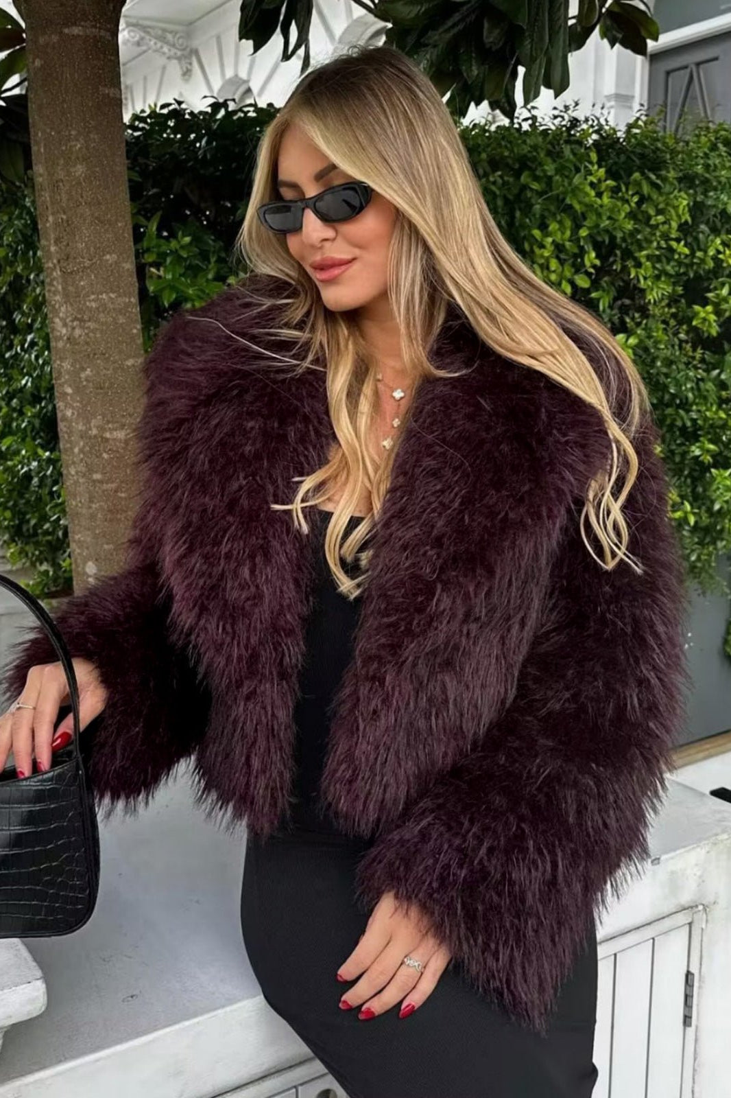 ZEYA - Brenda Short Faux Fur Coat