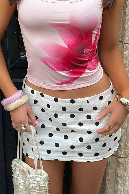 ZEYA - Carley Polka Dot Mini Skirt