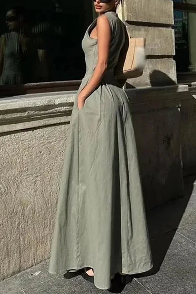 ZEYA - Celia Sleeveless Midi Dress