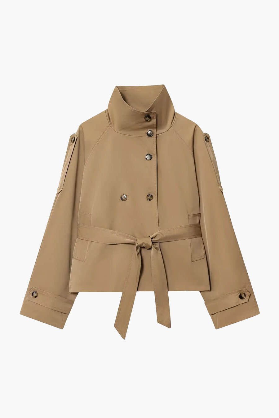 ZEYA - Daphne Cropped Trench Coat