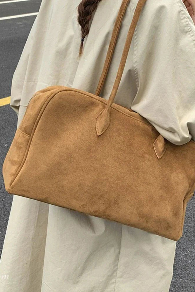 ZEYA - Dominica Suede Shoulder Bag