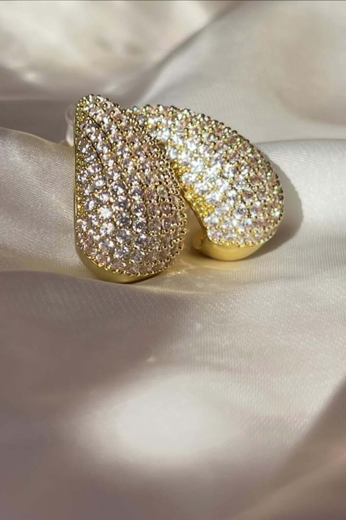ZEYA - Eloisa Glitter Teardrop Earrings