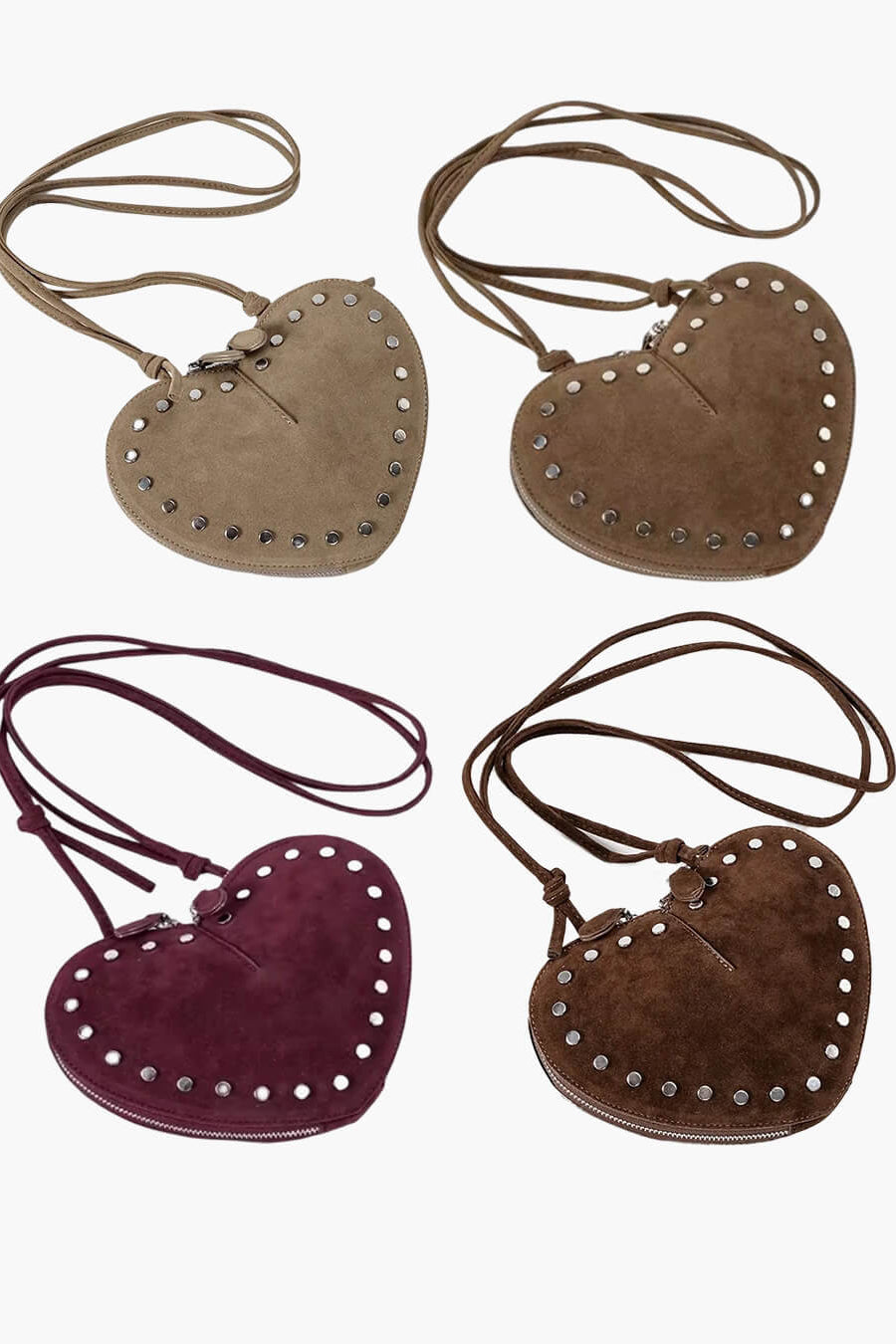 ZEYA - Esther Vintage Faux Suede Crossbody Bag