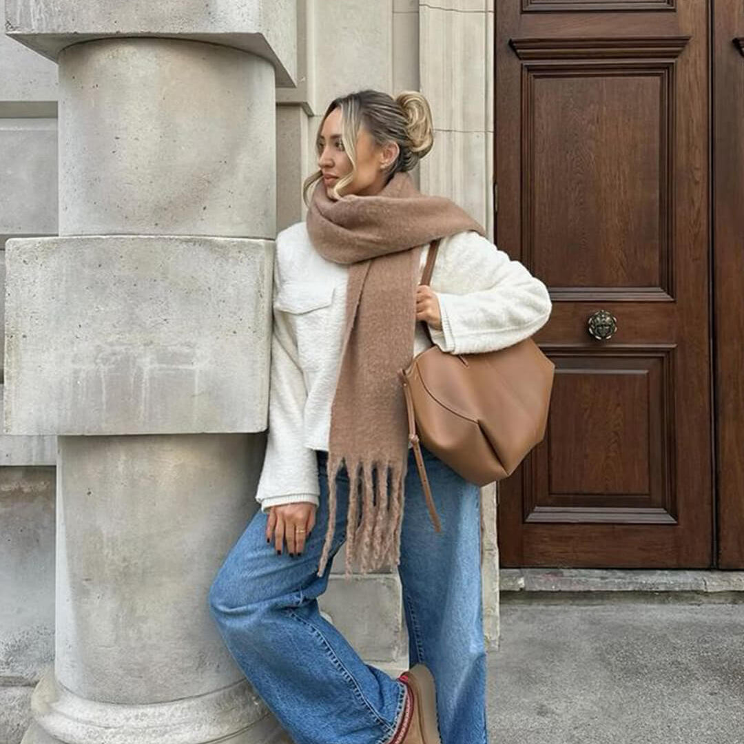 ZEYA - Gabriella Tasseled Winter Scarf