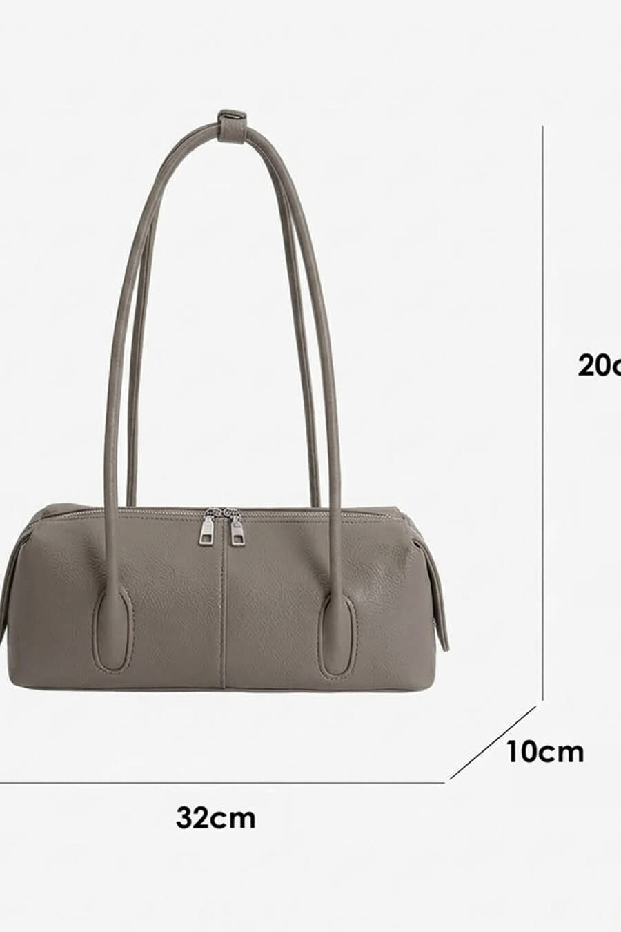 ZEYA - Hannah Cylindrical Leather Shoulder Bag