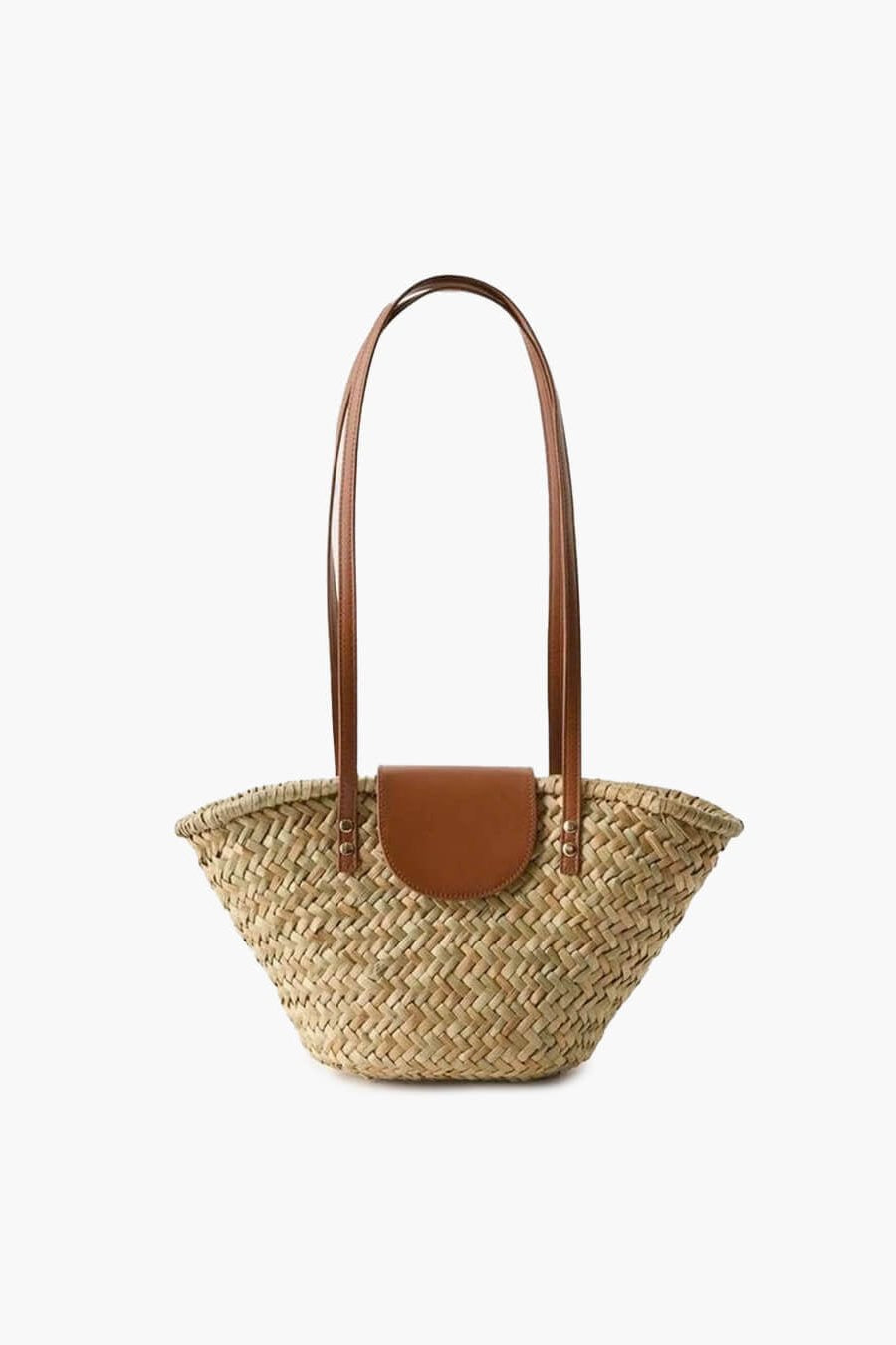 ZEYA - Ingela Woven Rattan Shoulder Bag