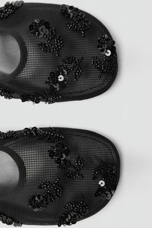 ZEYA - Iris Ballet Flat Mesh Mary Jane Shoes