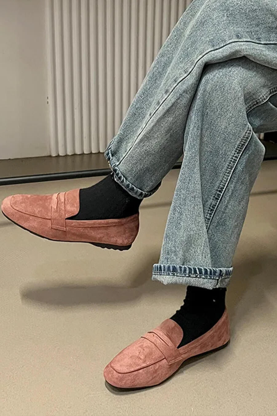 ZEYA - Janna Suede Slip - On Loafers