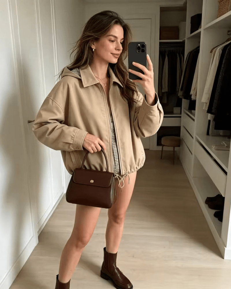 ZEYA - Jenny Drawstring Hooded Zip Jacket
