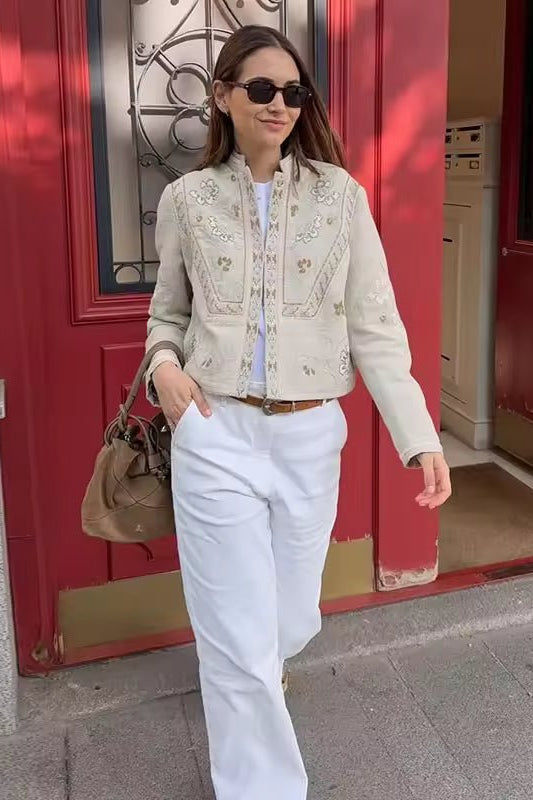 ZEYA - Jenny Floral Cropped Jacket