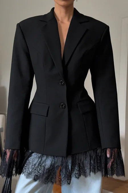 ZEYA - Joanne Blazer with Lace Details