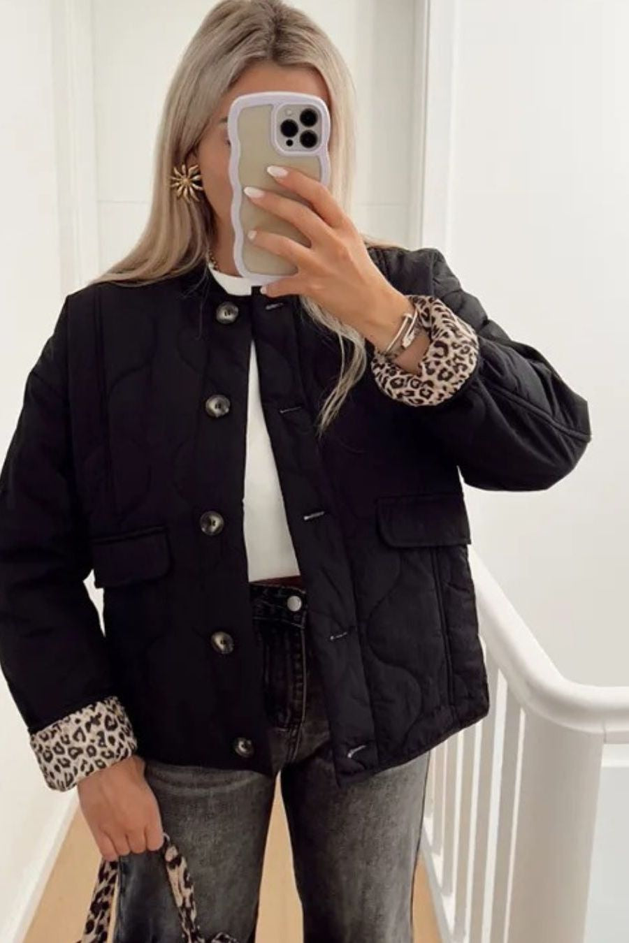 ZEYA - Julia Quilted Bomber Jacket