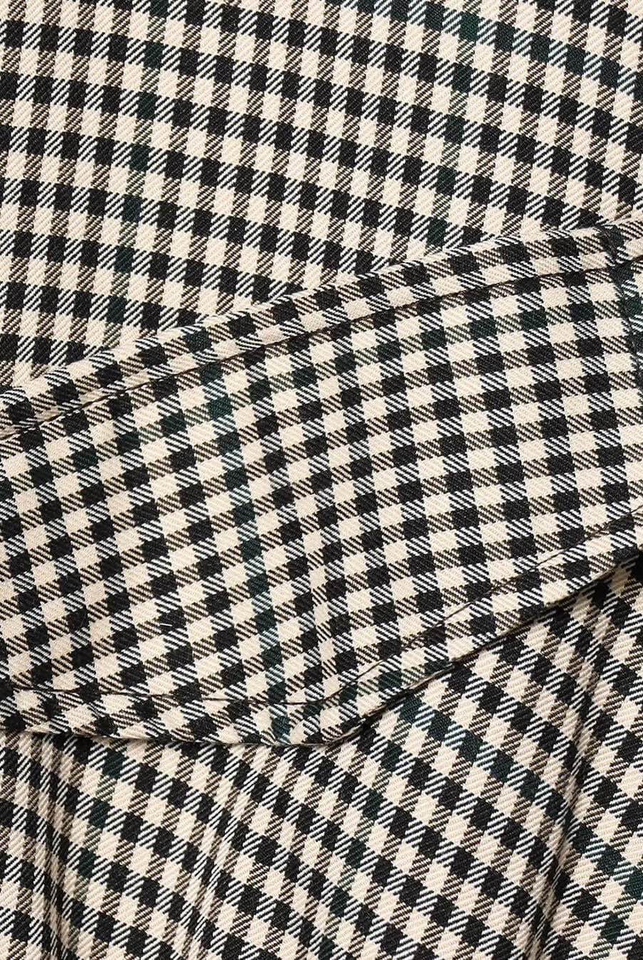 ZEYA - Lisa High Neck Checked Bomber Jacket