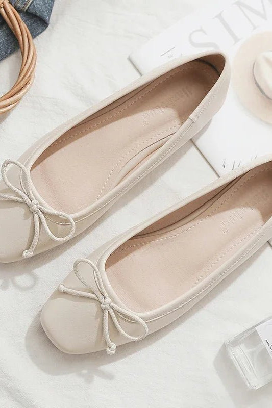 ZEYA - Lola Square Toe Ballet Flats