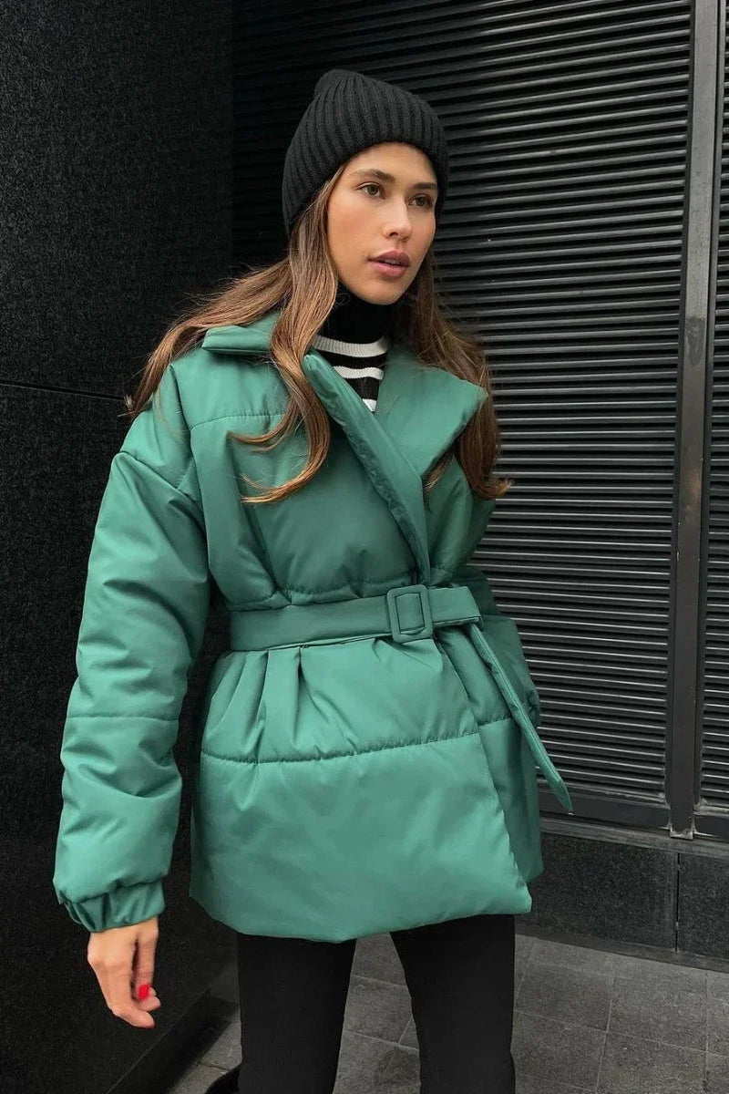 ZEYA - Lou Belted Puffer Jacket