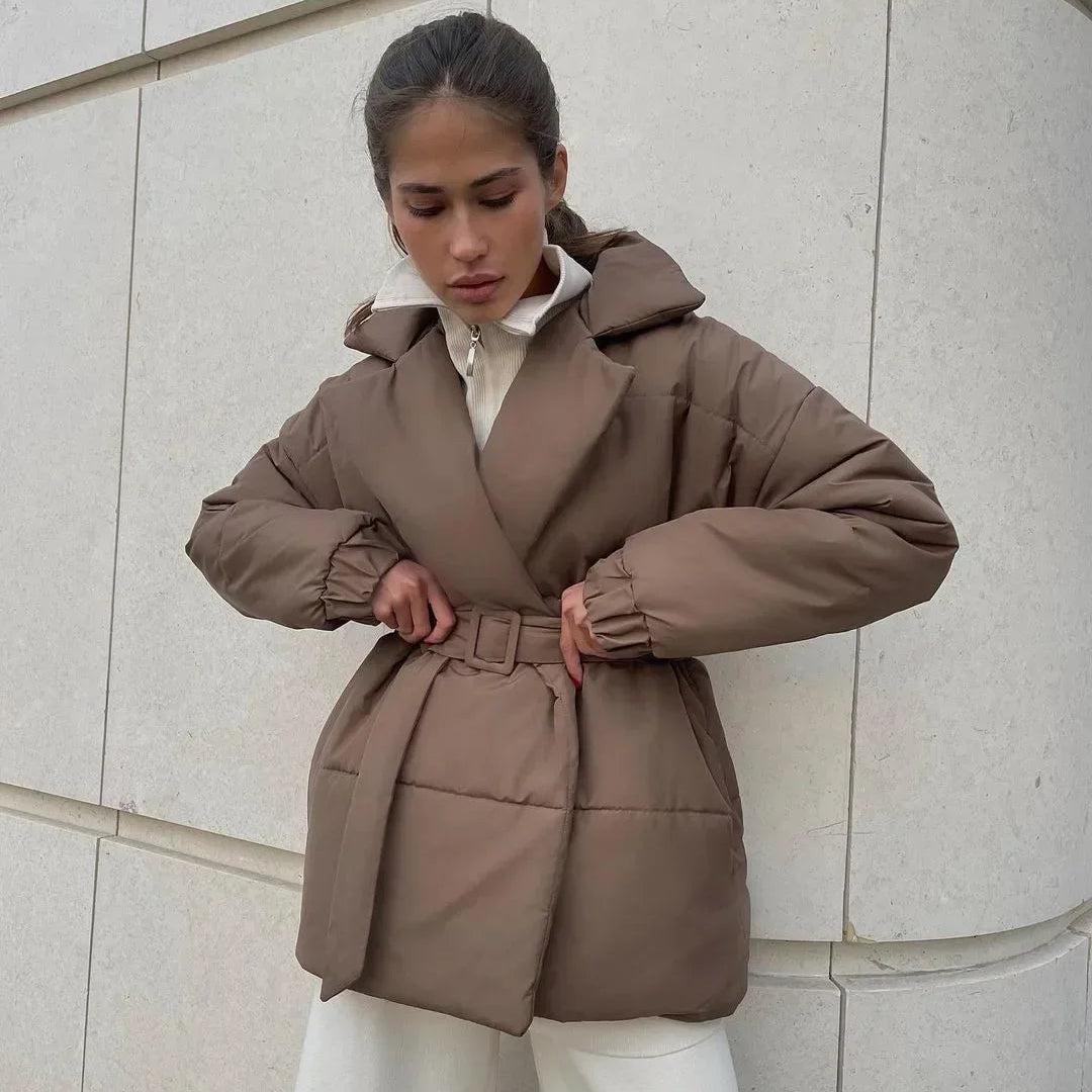ZEYA - Lou Belted Puffer Jacket