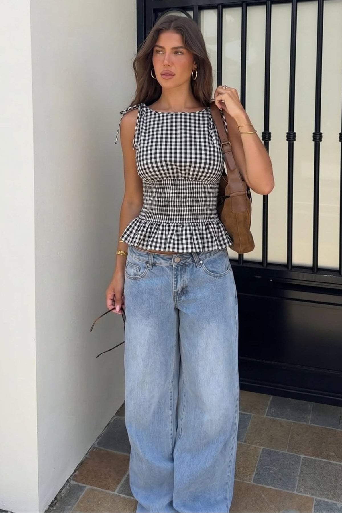 ZEYA - Margot Plaid Sleeveless Top