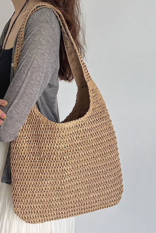 ZEYA - Marina Woven Straw Tote