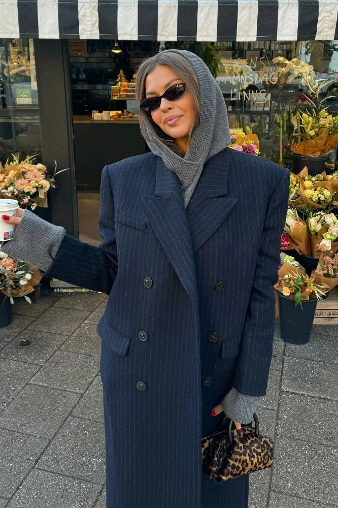 ZEYA - Mary Double Breasted Long Coat