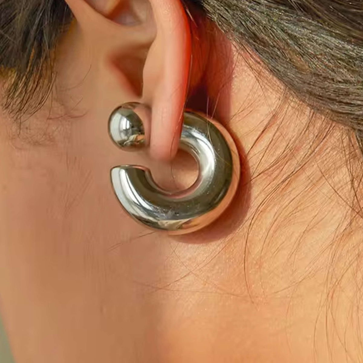 ZEYA - Milena Chunky Hoop Earrings