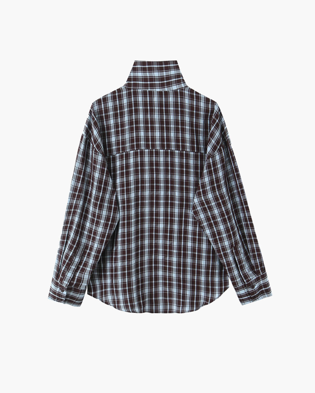 ZEYA - Monica Plaid Poplin Wrap Shirt