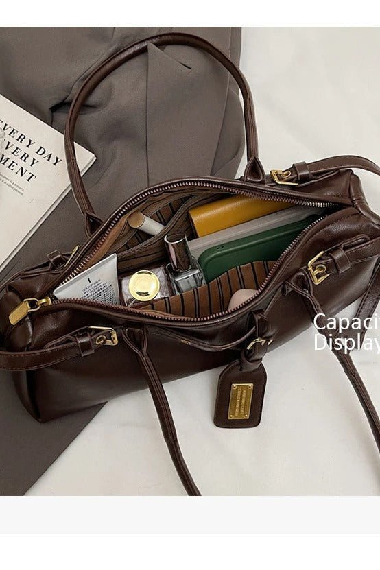 ZEYA - Nadia Leather Shoulder Bag