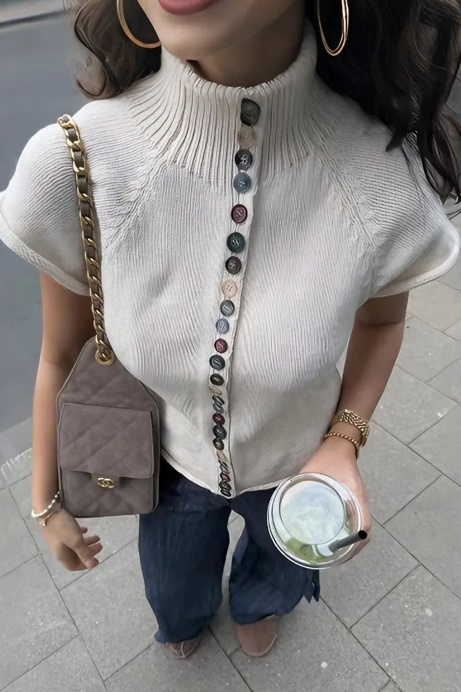 ZEYA - Natalie Ribbed Knit Cardigan