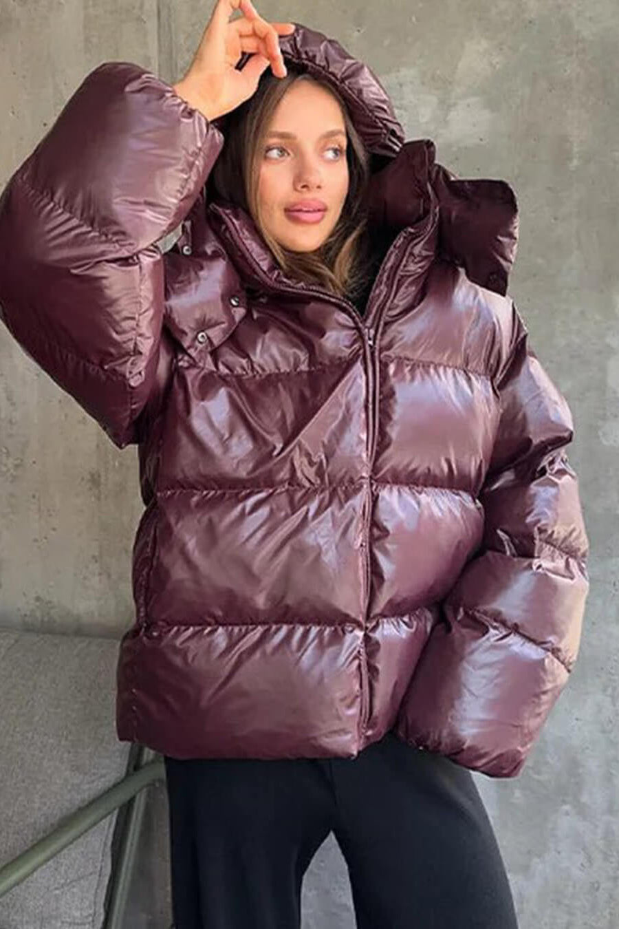 ZEYA - Nicole Hooded Puffer Jacket