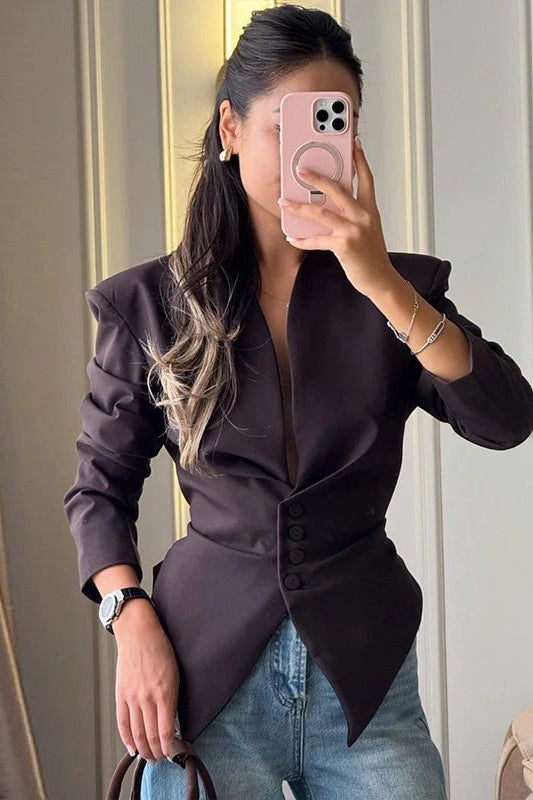 ZEYA - Patricia Structured Cinched Blazer