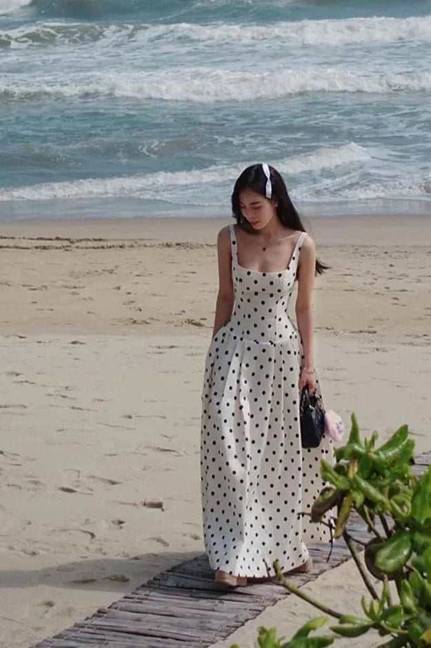 ZEYA - Petra Polka Dot Midi Dress
