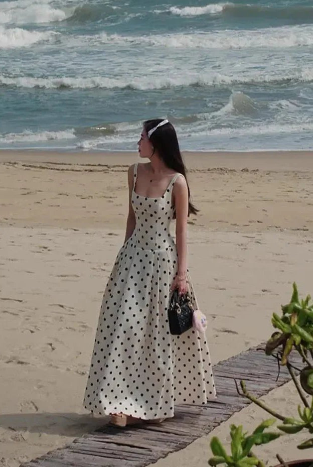 ZEYA - Petra Polka Dot Midi Dress