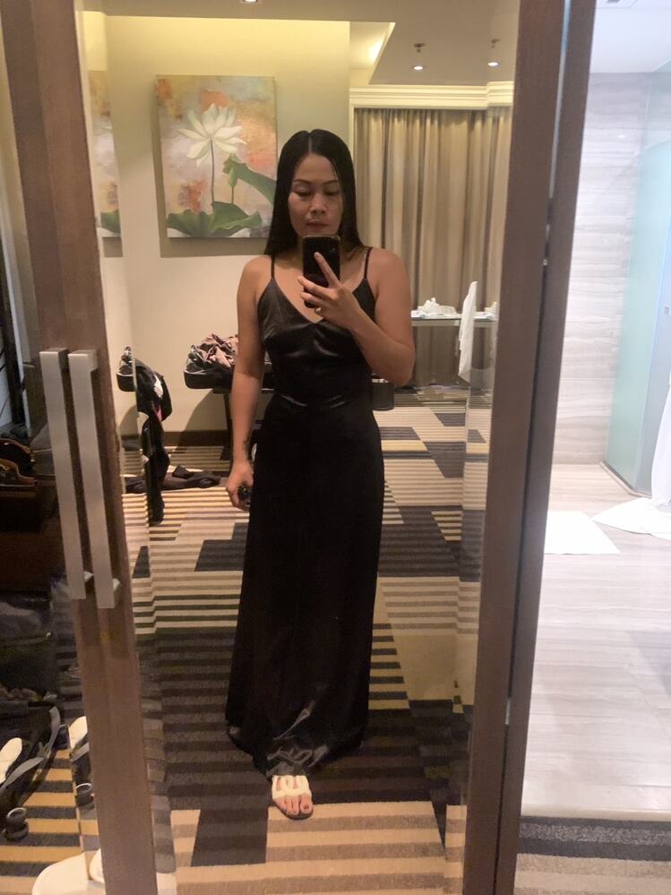 ZEYA - Rikka Satin Backless Maxi Dress