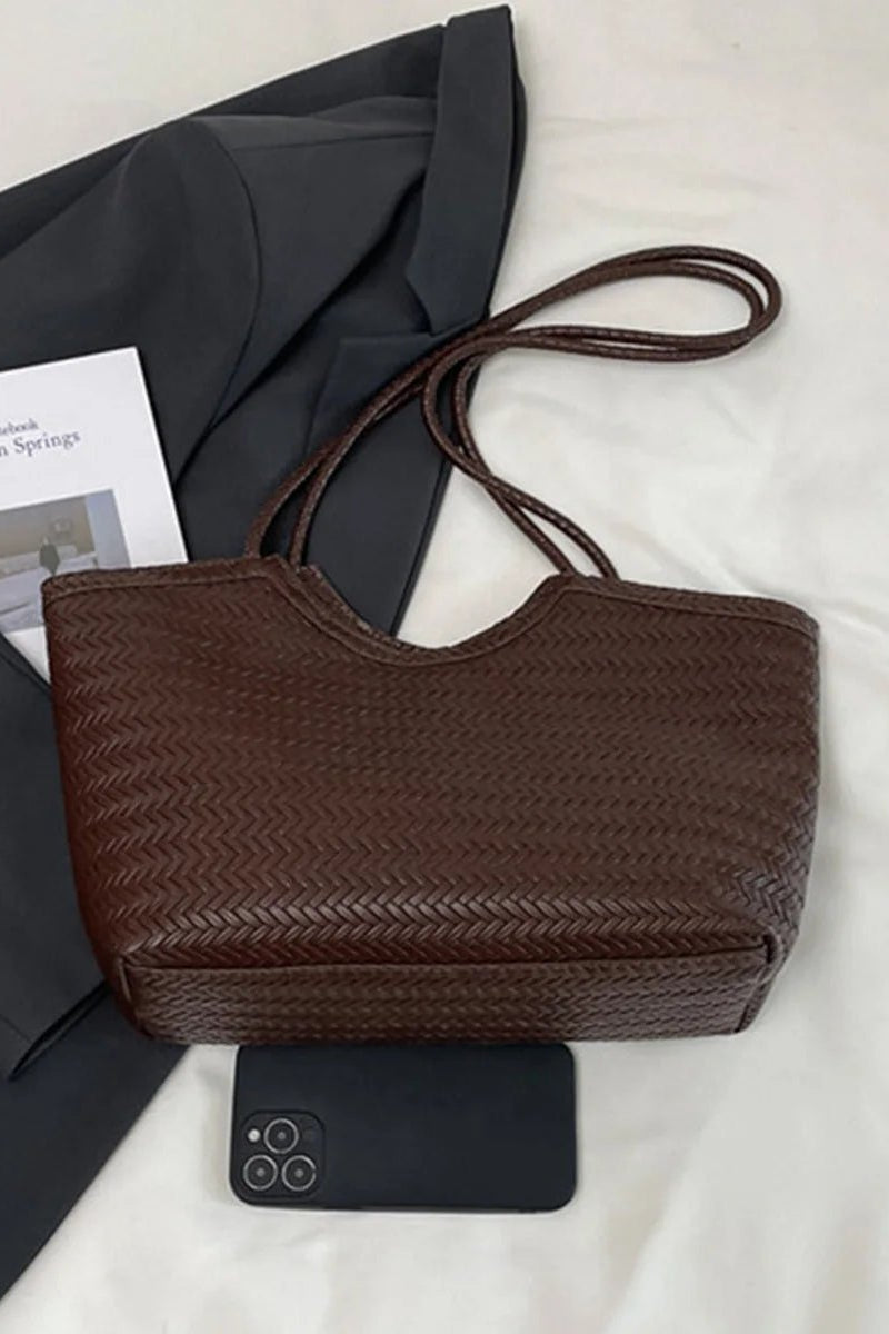 ZEYA - Romy Textured Weave Handbag