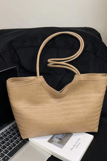ZEYA - Romy Textured Weave Handbag