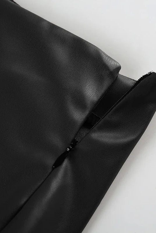 ZEYA - Roxanne Hipster Leather Shorts
