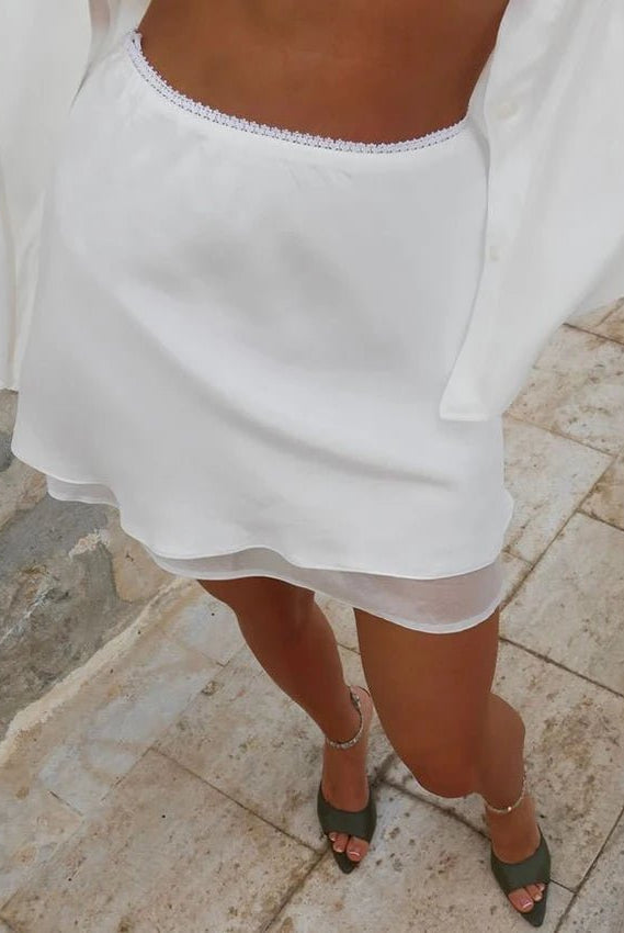 ZEYA - Rue Satin Mini Skirt