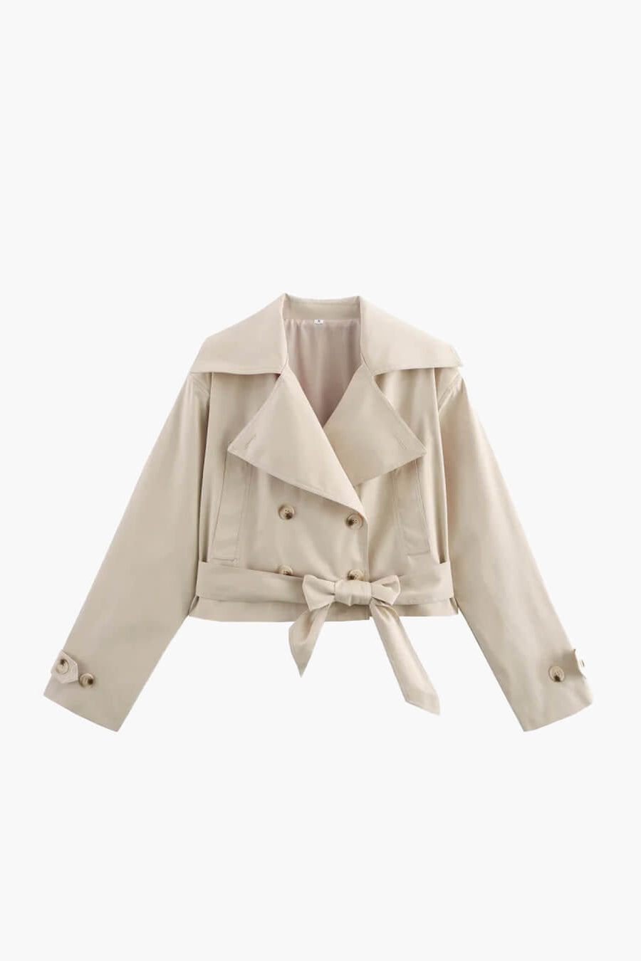 ZEYA - Sara Cropped Trench Coat