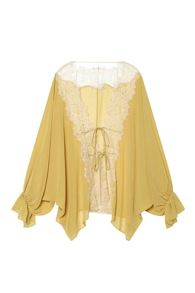 ZEYA - Sarah Lace Patchwork Blouse