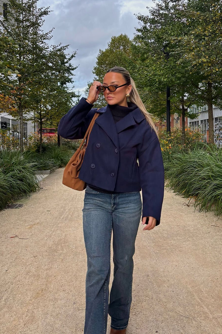 ZEYA - Suzy Short Double - Breasted Coat