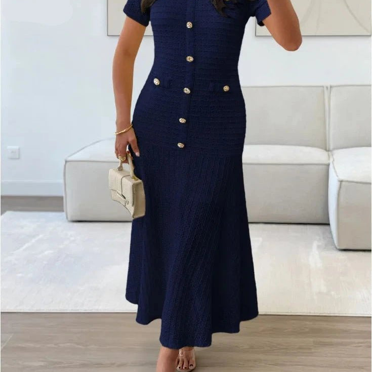 ZEYA - Sylvia Bodycon Flared Midi Dress