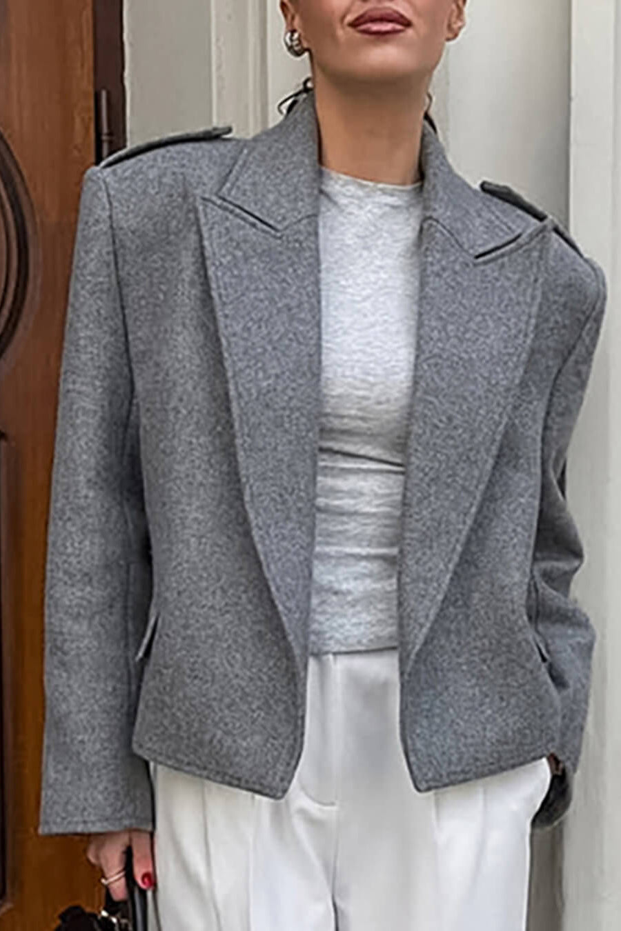 ZEYA - Tatiana Blazer with Shoulder Pads